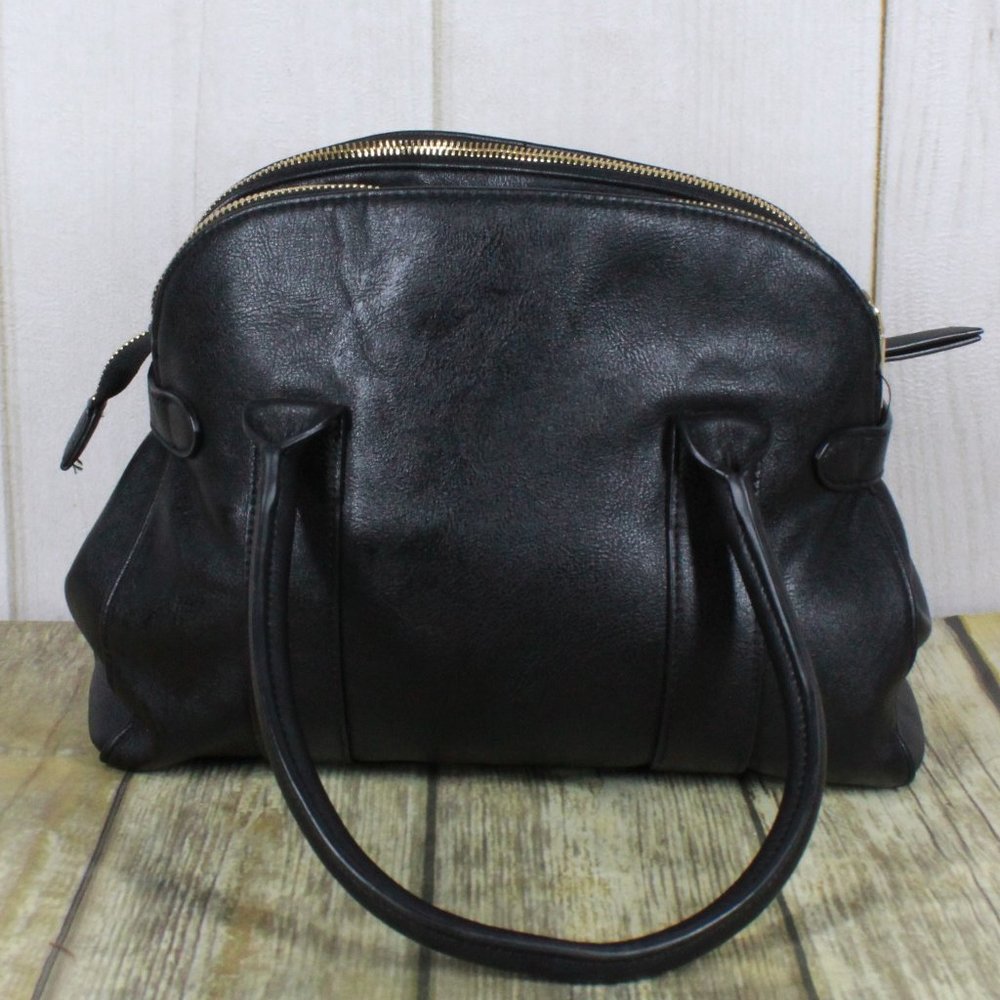 BIG BUDHHA Vegan Leather 3D Floral Tote Handbag - Picture 5 of 13